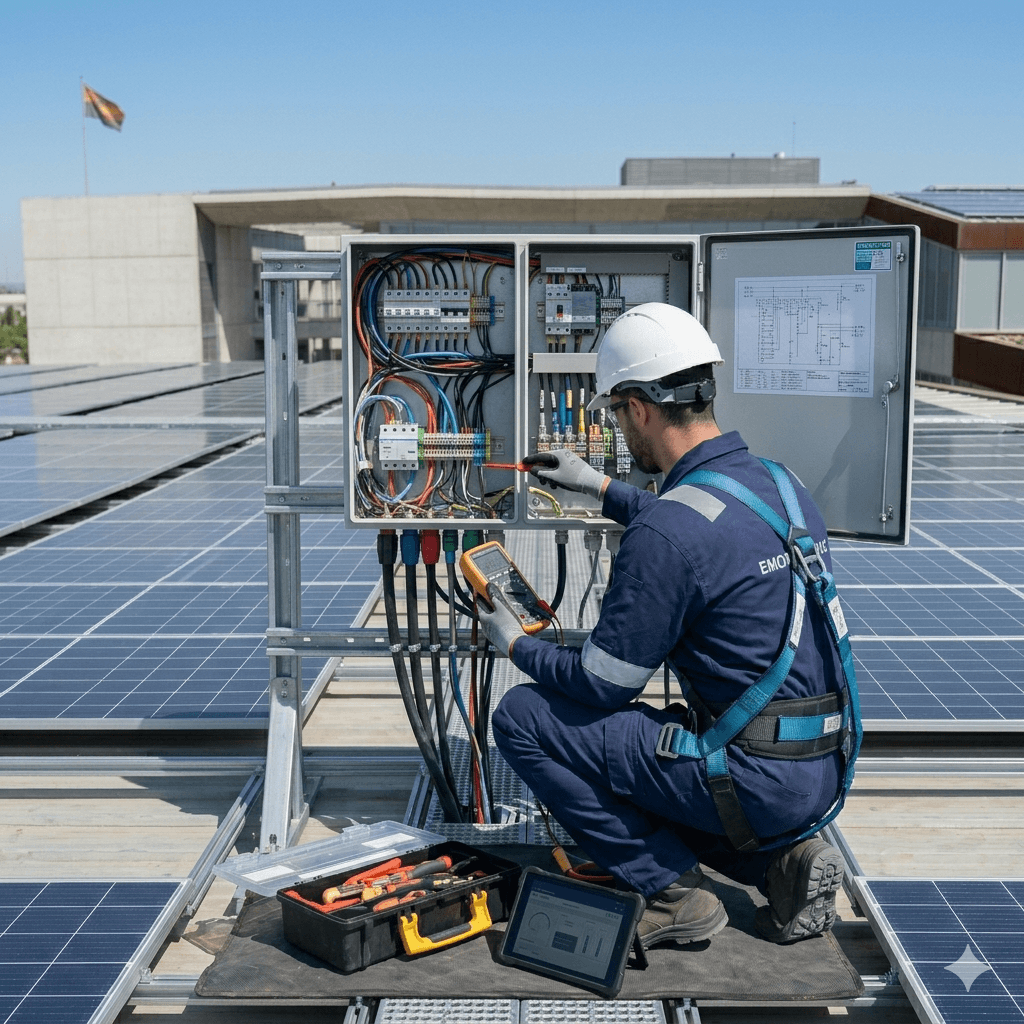 Operación y mantenimiento O&M plantas solares - Certificación SST Solar Safety Training