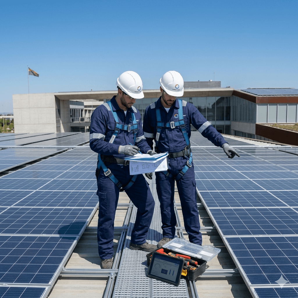 Riesgo eléctrico alta tensión fotovoltaica - Certificación SST Solar Safety Training